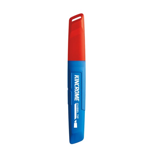 Permanent Marker Chisel Tip Red