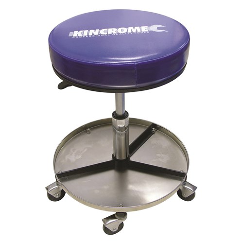 Pneumatic Stool Nickel Plated 