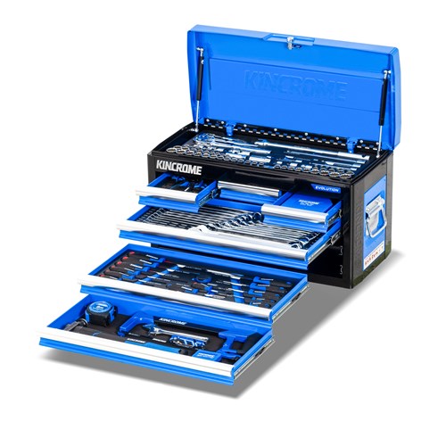 EVOLUTION Chest Tool Kit 182 Piece 6 Drawer 26"