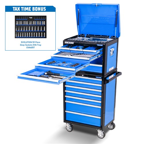 EVOLUTION Workshop Tool Kit 205 Piece 14 Drawer (26")