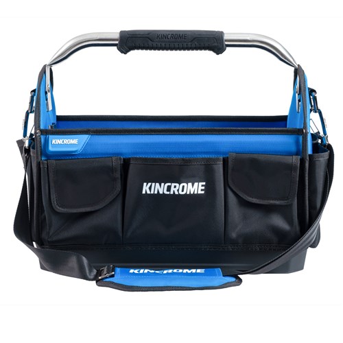 450mm Hard Base Open Tote Swivel Handle Bag