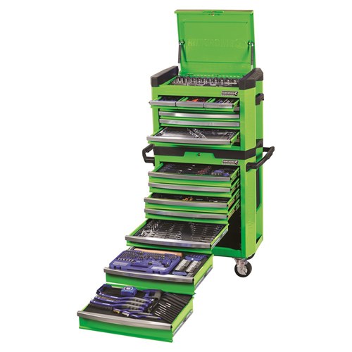 CONTOUR® Workshop Tool Kit 472 Piece 15 Drawer 29" Green