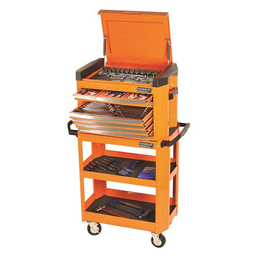Tool Cart Kit 208 Piece 1/4, 3/8 & 1/2" Drive