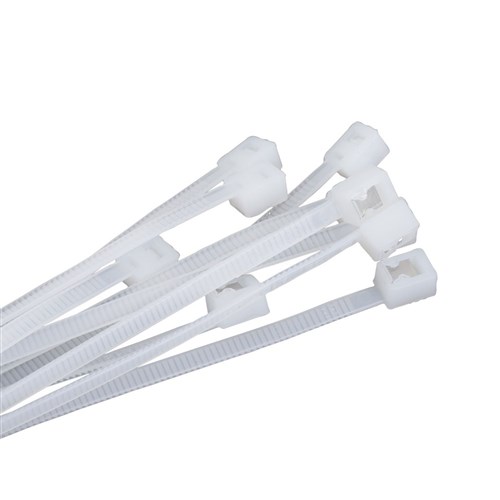 Self-Cut Cable Tie Pack 200mm 20 Piece Natural