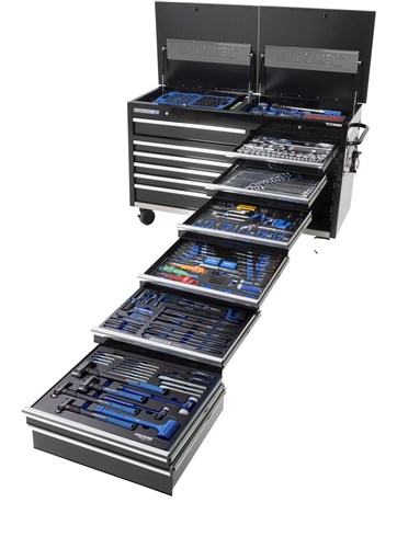 TRADE CENTRE Trolley Tool Kit 524 Piece 13 Drawer 63"