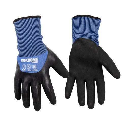 Cut-Resistant Sandy Latex Dipped Gloves - X-Large