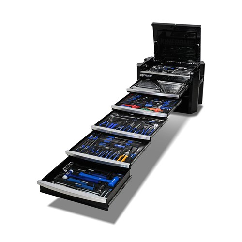 CONTOUR® Chest Tool Kit 298 Piece 5 Drawer 29" Black