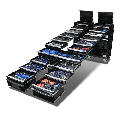 CONTOUR® Workshop Tool Kit 1141 Piece 22 Drawer 60" Black