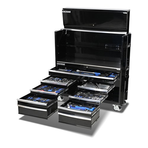 CONTOUR® Trolley Tool Kit 455 Piece 12 Drawer 60" Black