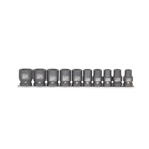 Impact Socket Set 10 Piece 1/2" Drive