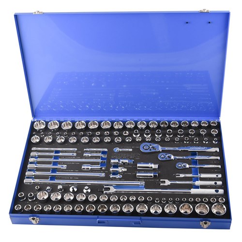 Socket Set 120 Piece 1/4, 3/8 & 1/2" Drive