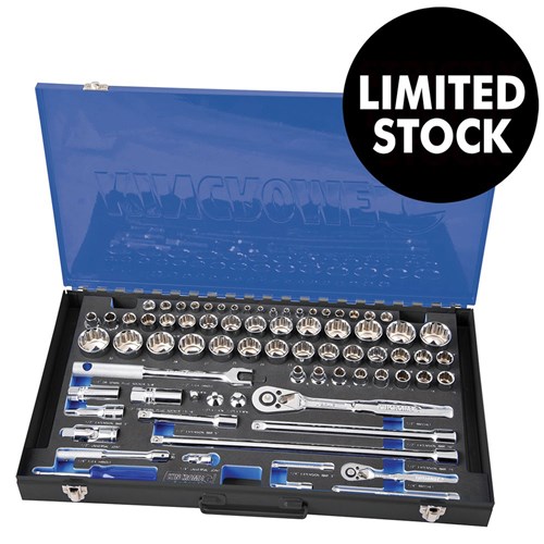 Socket Set 74 Piece 1/4 & 1/2" Drive