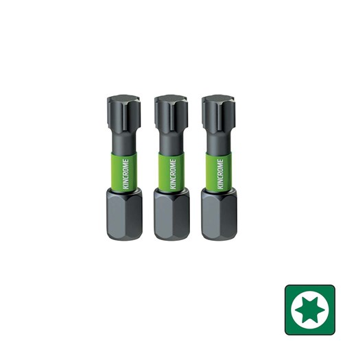TORX T30 Impact Bit 25mm 3 Piece