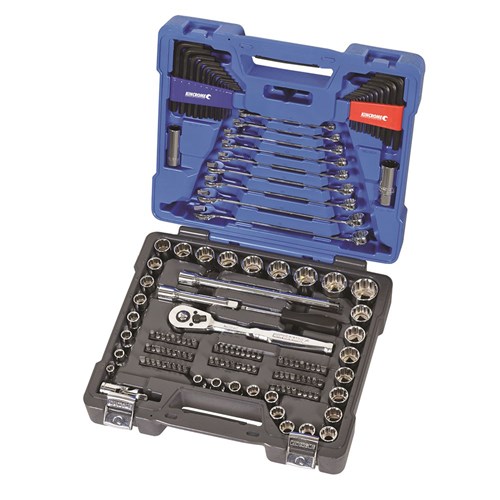 Socket & Tool Set 144 Piece 1/2" Drive (Mirror Polish) - Imperial & Metric