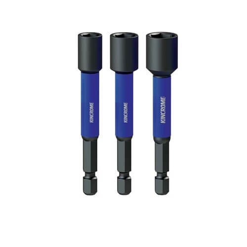 Magnetic Nutsetter Impact Bit Mixed Pack 65mm 3 Piece