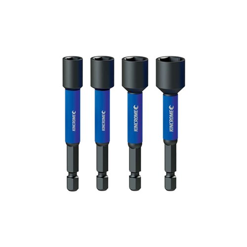 Magnetic Nutsetter Impact Bit Mixed Pack 100mm 4 Piece