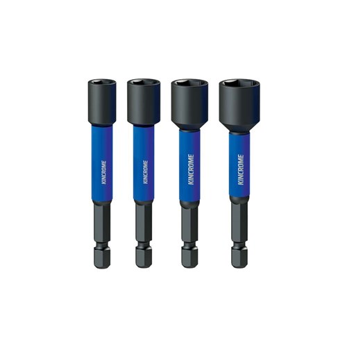 Magnetic Nutsetter Impact Bit Mixed Pack 100mm 4 Piece