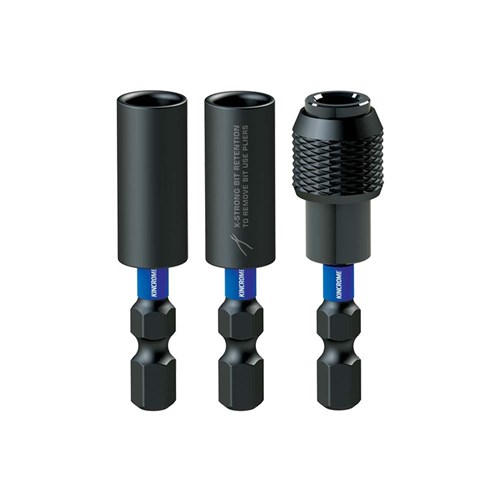 Impact Magnetic Bit Coupler Mixed Pack 50mm 3 Piece