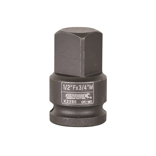 Impact Adaptor 1/2"F x 3/4"M 1/2" Drive