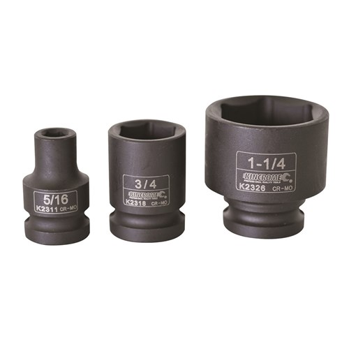 Impact Socket 3/8" 1/2" Drive