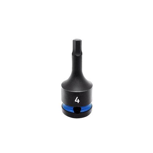 Hex Impact Socket 4mm x 60mm 1/2" Drive