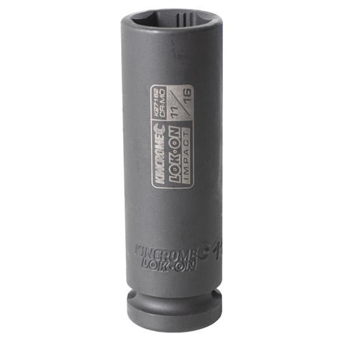 LOK-ON Deep Impact Socket 11/16" 1/2" Drive