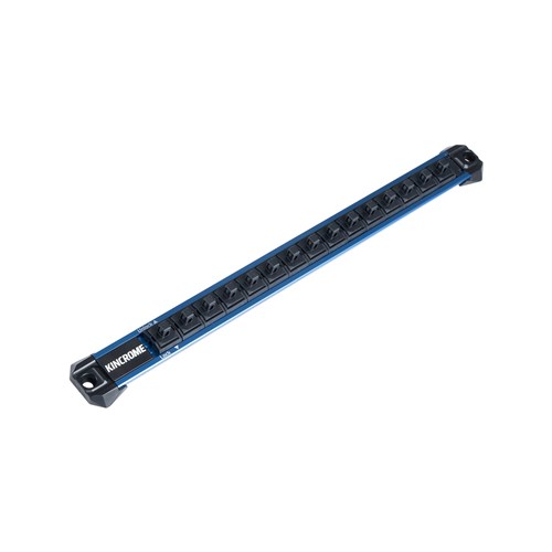 Magnetic Side-Lock Socket Rail 1/4" 382mm 15 Clip 