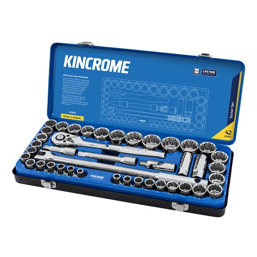 Socket Set 42 Piece 1/2" Drive - Metric & Imperial