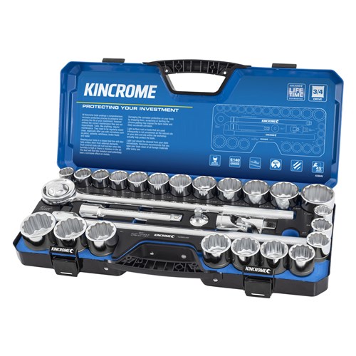 Socket Set 28 Piece 3/4" Drive Metric & Imperial