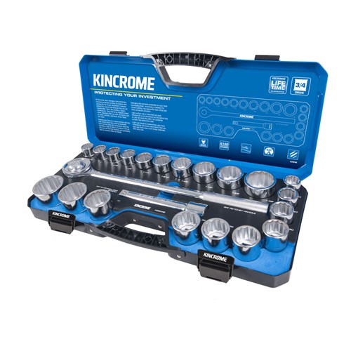 Socket Set 22 Piece 3/4" Drive - Metric & Imperial