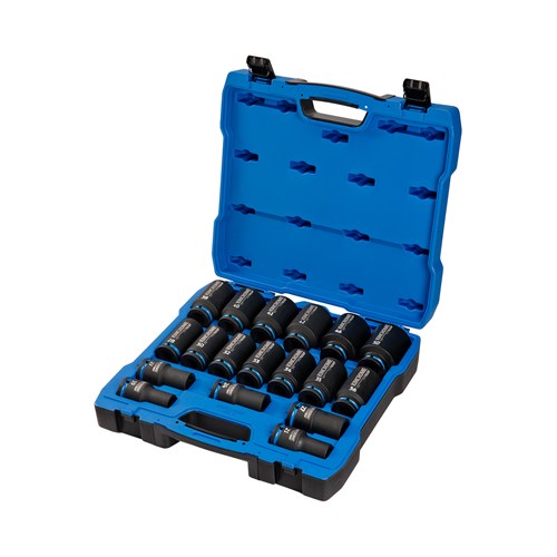 Impact 3/4" Drive Socket Set Deep Metric 18 Piece