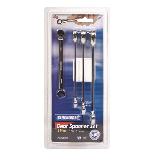 Gear Spanner Set Metric 4 Piece