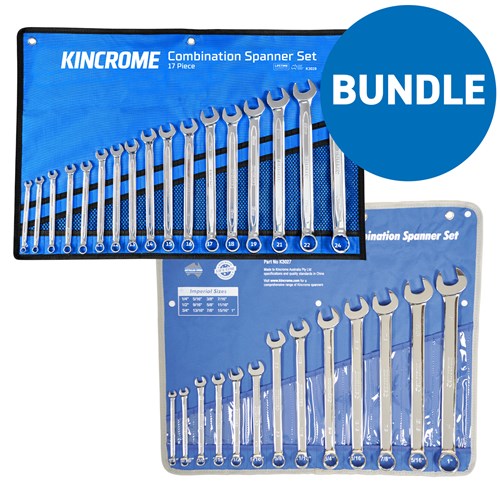 Combination Spanner Set Bundle - 30 Piece