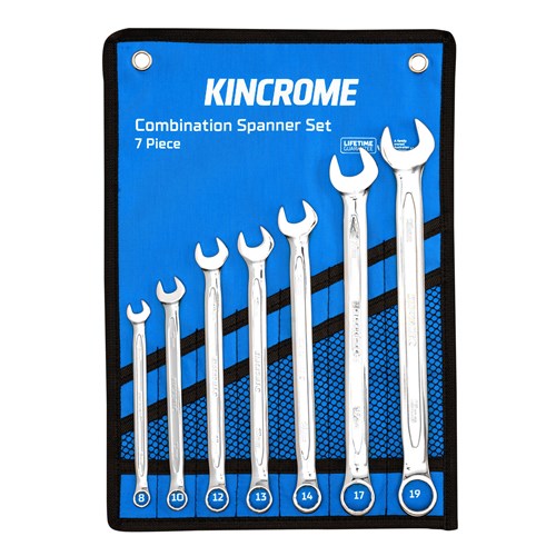 Combination Spanner Set 7 Piece - Metric