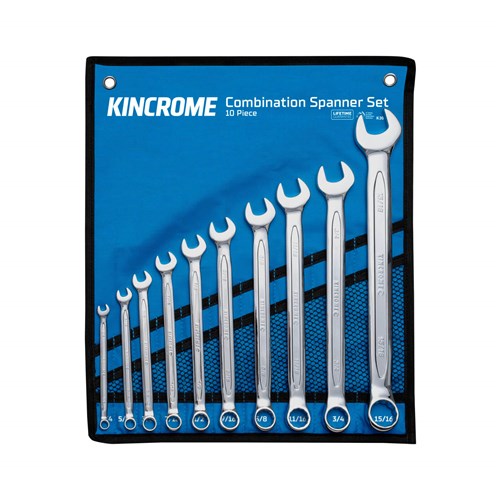 Combination Spanner Set 10 Piece - Imperial
