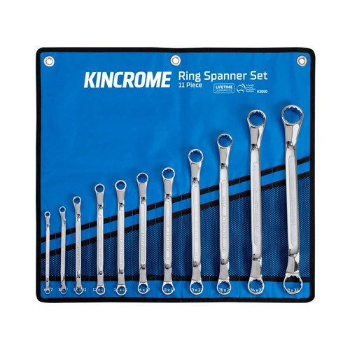 Ring Spanner Set 11 Piece - Metric