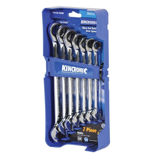 Combination Ratcheting Open End Gear Spanner Set