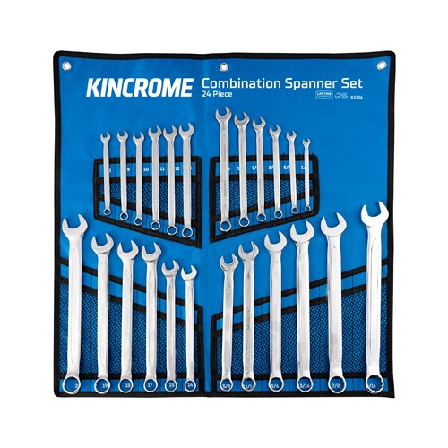 Combination Spanner Set 24 Piece - Metric/Imperial