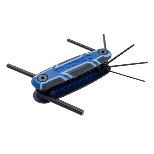 7 Piece Mertic Hex Folding Key Set