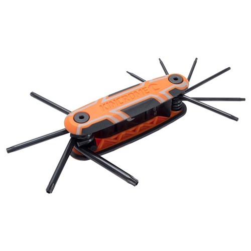 10 Piece Tamperproof Torx Folding Key Set