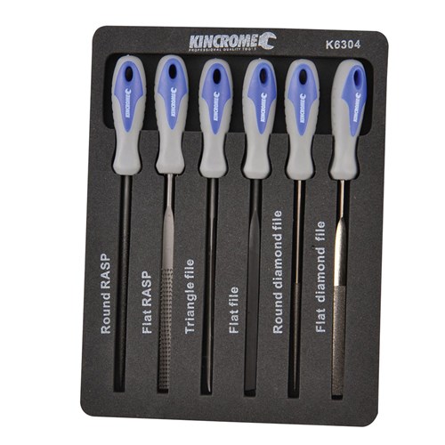 Mini File Set 100mm (4") 6 Piece