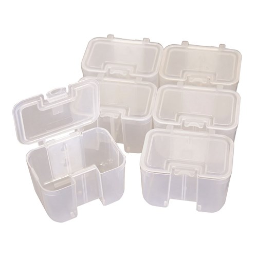 Clear Stackable Storage Tubs 6 Pack 