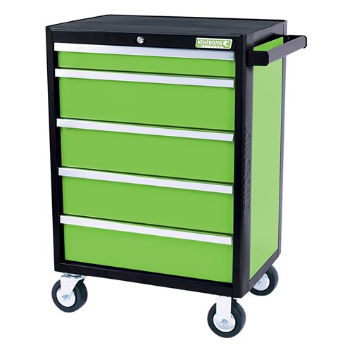 EVOLVE Tool Trolley 5 Drawer Green