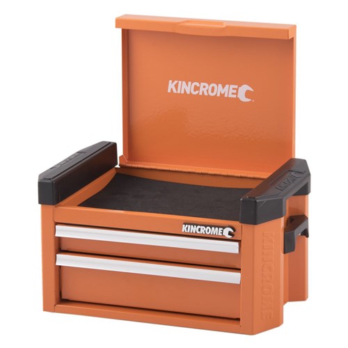 CONTOUR Mini Tool Chest 2 Drawer Flame Orange