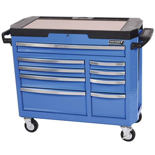 CONTOUR® Tool Trolley 9 Drawer 42" Blue