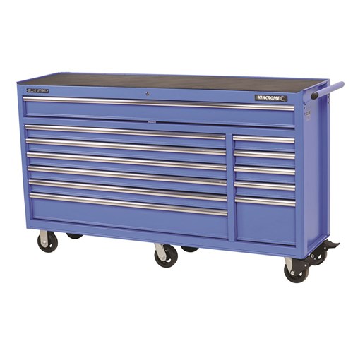 Tool Trolley 12 Drawer Blue Steel