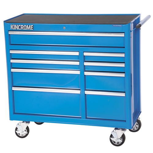 BLUESTEEL Extra Wide Tool Trolley 9 Drawer