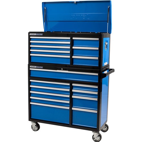 EVOLUTION Extra Wide Deep Chest & Trolley Combo 18 Drawer 41"