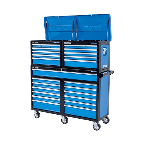 EVOLUTION Super Wide Dual Deep Chest & Trolley Combo 27 Drawer 53"