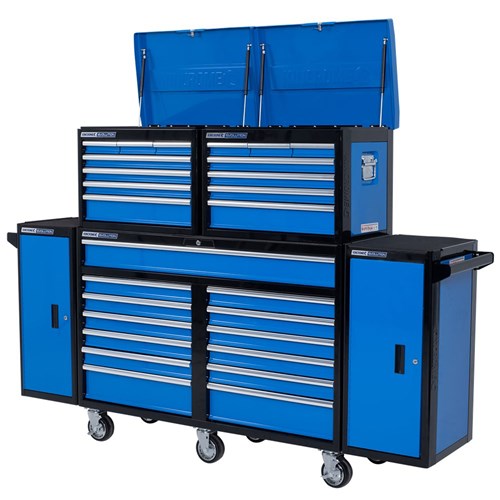 EVOLUTION Super Wide Dual Deep Chest, Trolley & Dual Side Locker Combo 31 Drawer